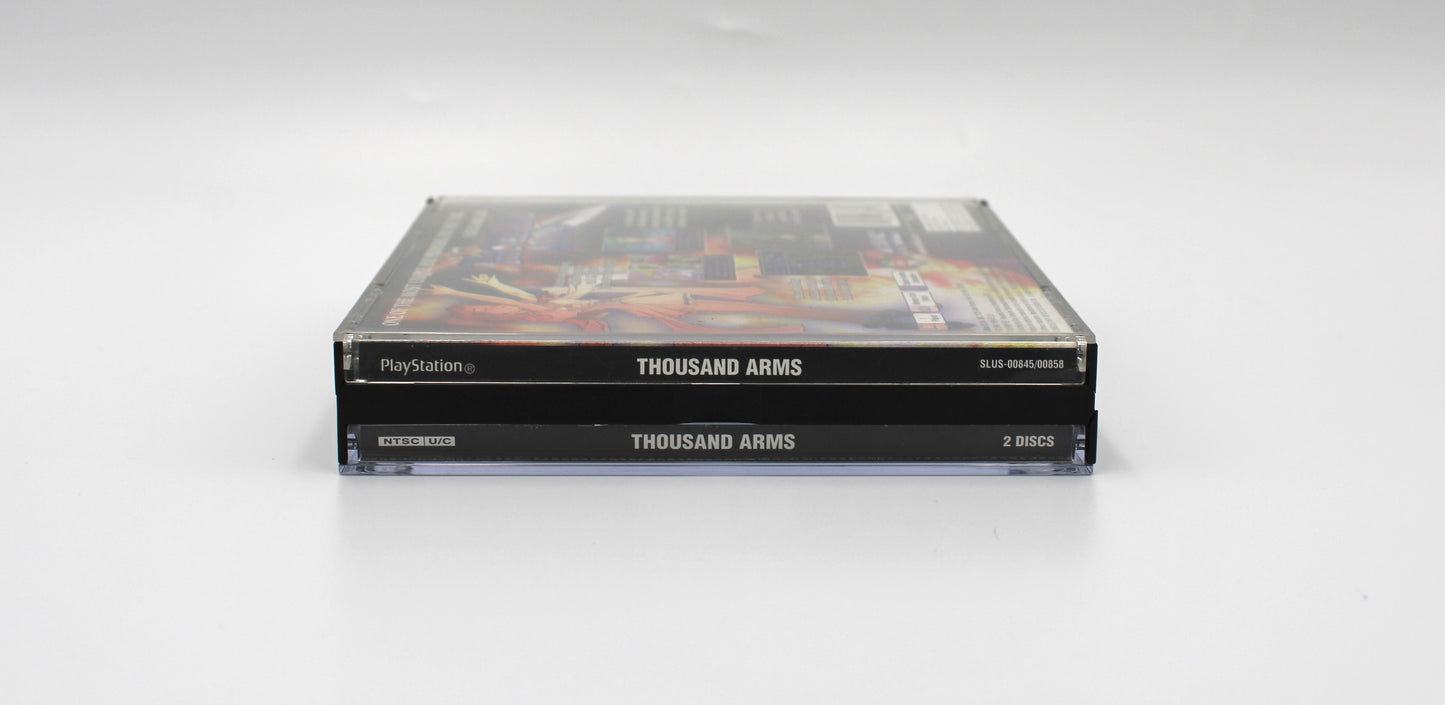 Thousand Arms (Sony PlayStation 1, PS1, 1999) No Manual [2 Discs] Tested!