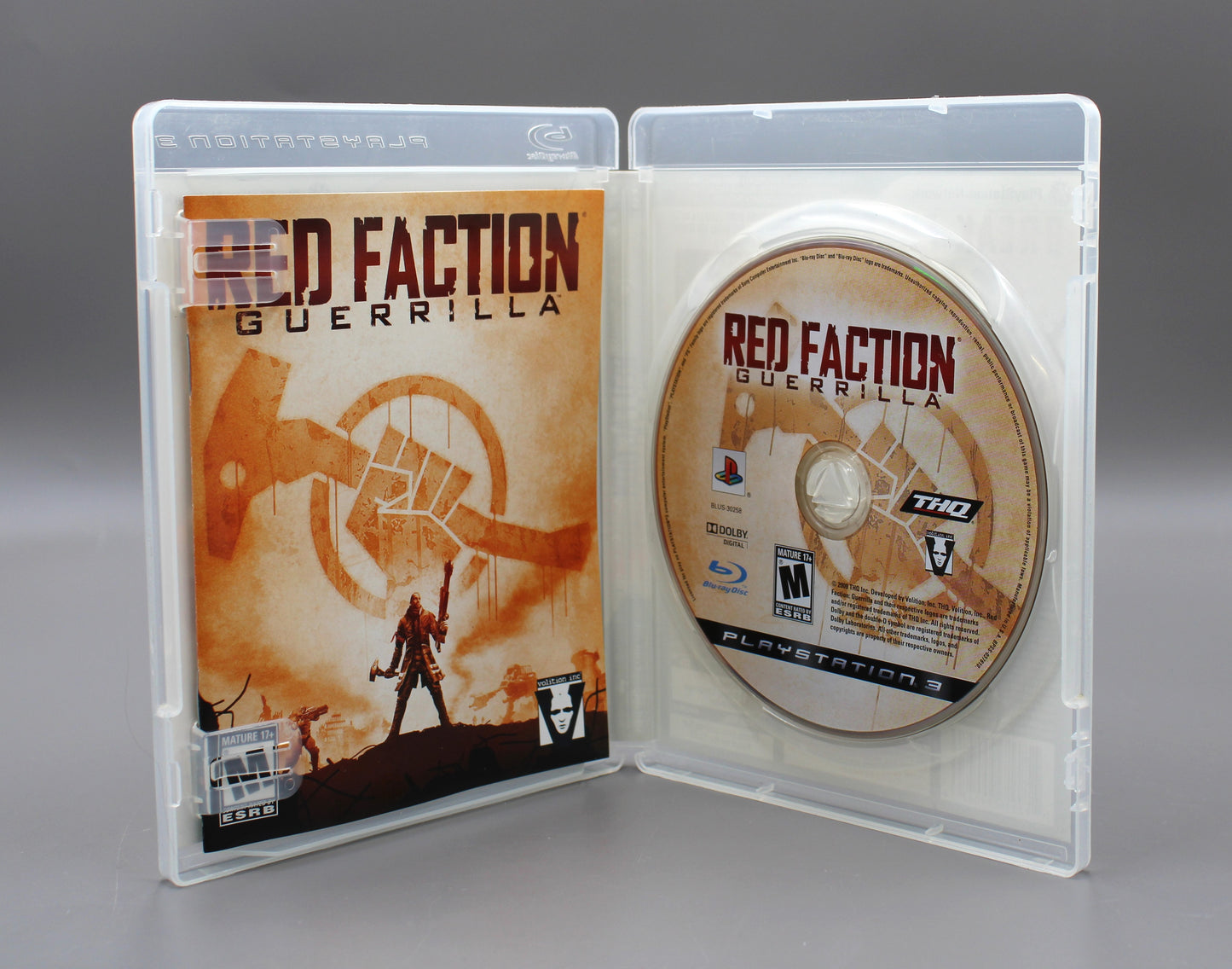 Red Faction: Guerrilla (Sony PlayStation 3, PS3, 2009) CIB W/Manual, Tested!