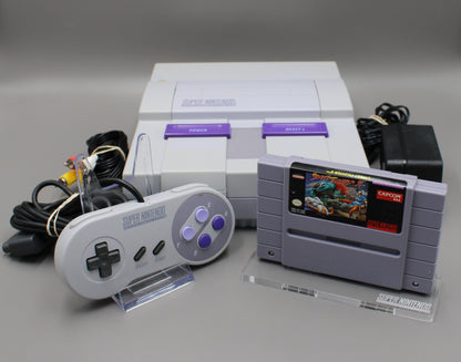 Restored Super Nintendo SNES Console W/Cords, Controller, Game! New Pico Fuse!