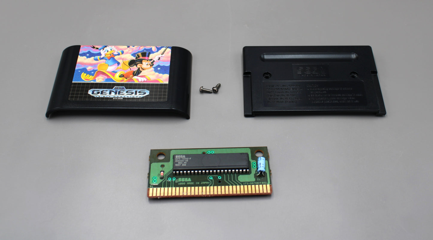 World of Illusion Starring Mickey Mouse and Donald Duck (Sega Genesis, 1992) CIB + Manual!