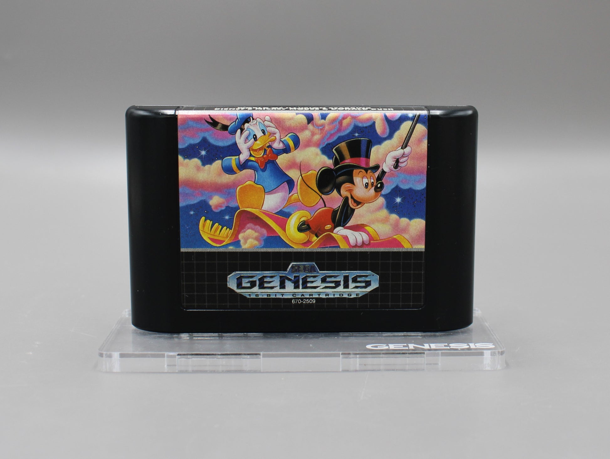 World of Illusion Starring Mickey Mouse and Donald Duck (Sega Genesis, 1992) CIB + Manual!