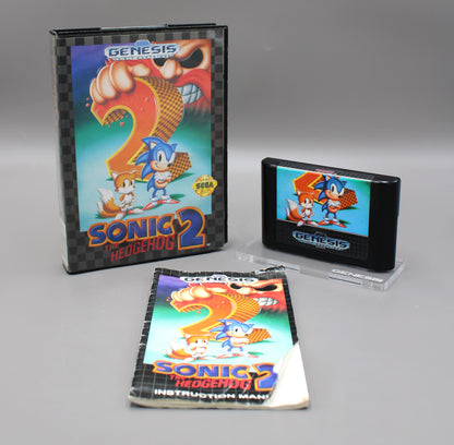 Sonic The Hedgehog 2 (Sega Genesis, 1992) CIB W/Manual, Retail Version!