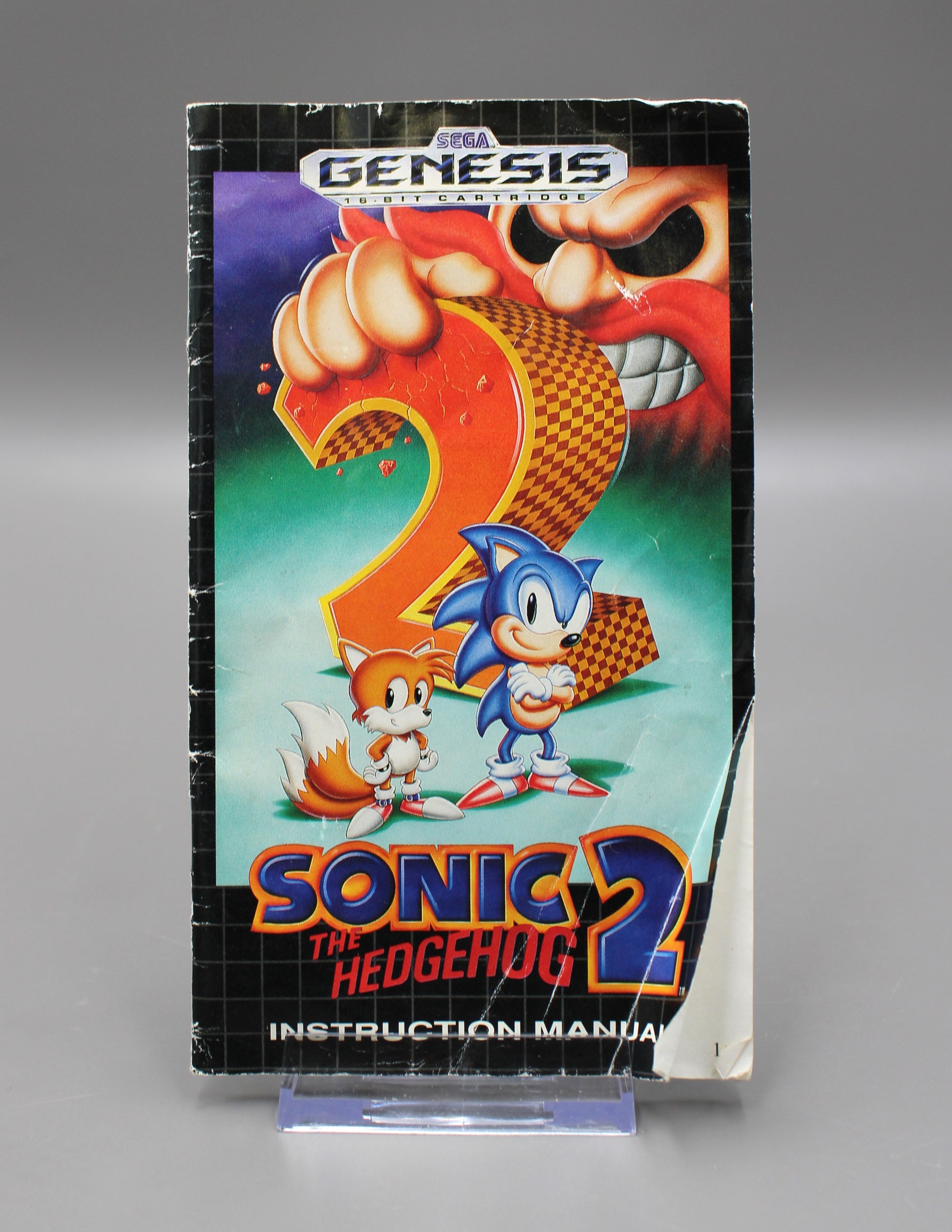 Sonic The Hedgehog 2 (Sega Genesis, 1992) CIB W/Manual, Retail Version!