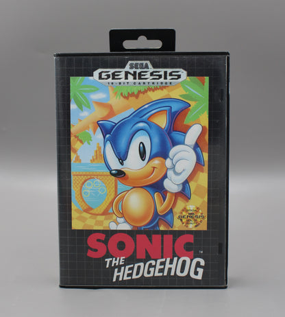 Sonic The Hedgehog (Sega Genesis, 1991) CIB W/Manual, Retail Version!