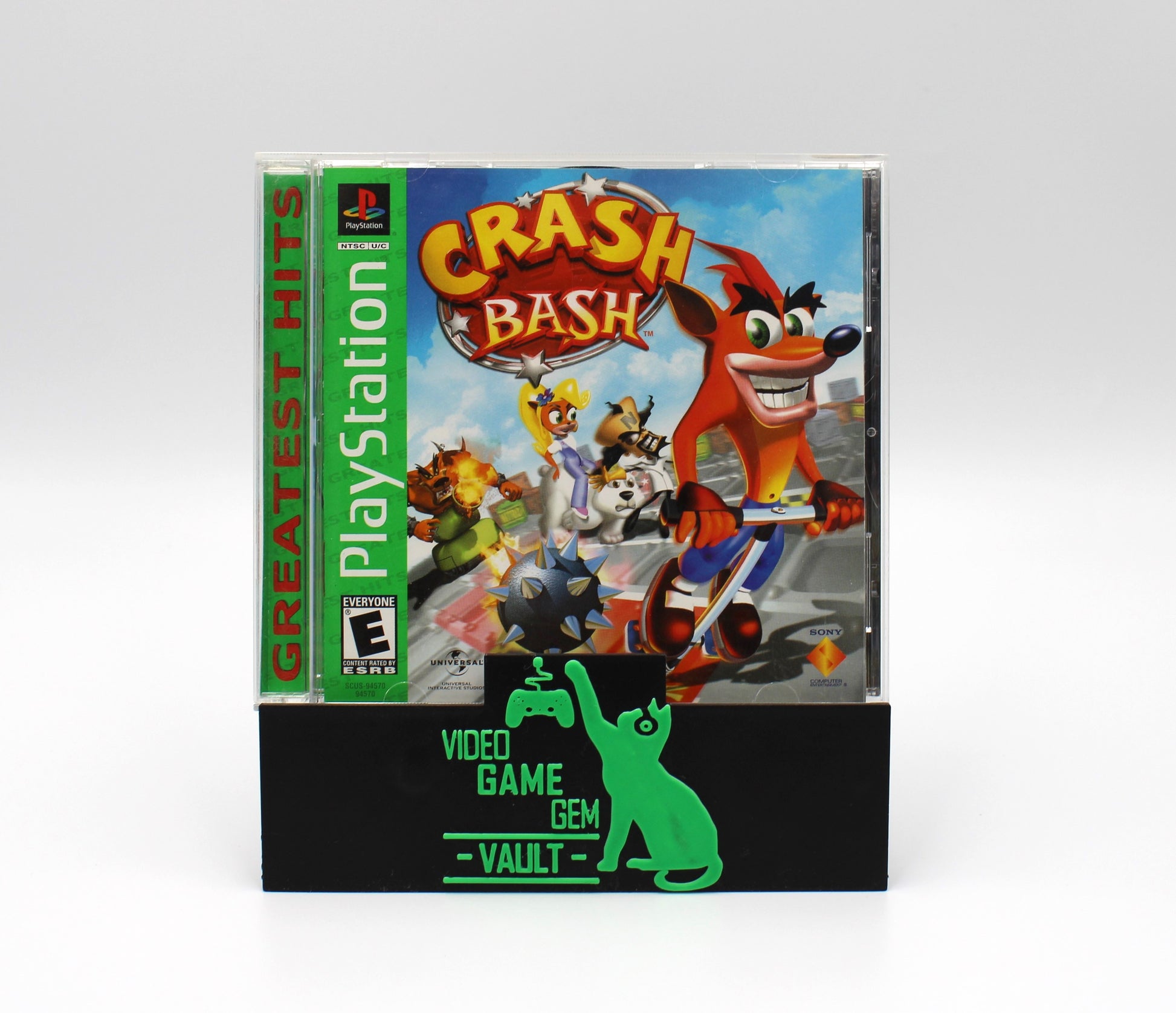 Crash Bash (Sony PlayStation, PS1, 2000) CIB & Tested [Greatest Hits]