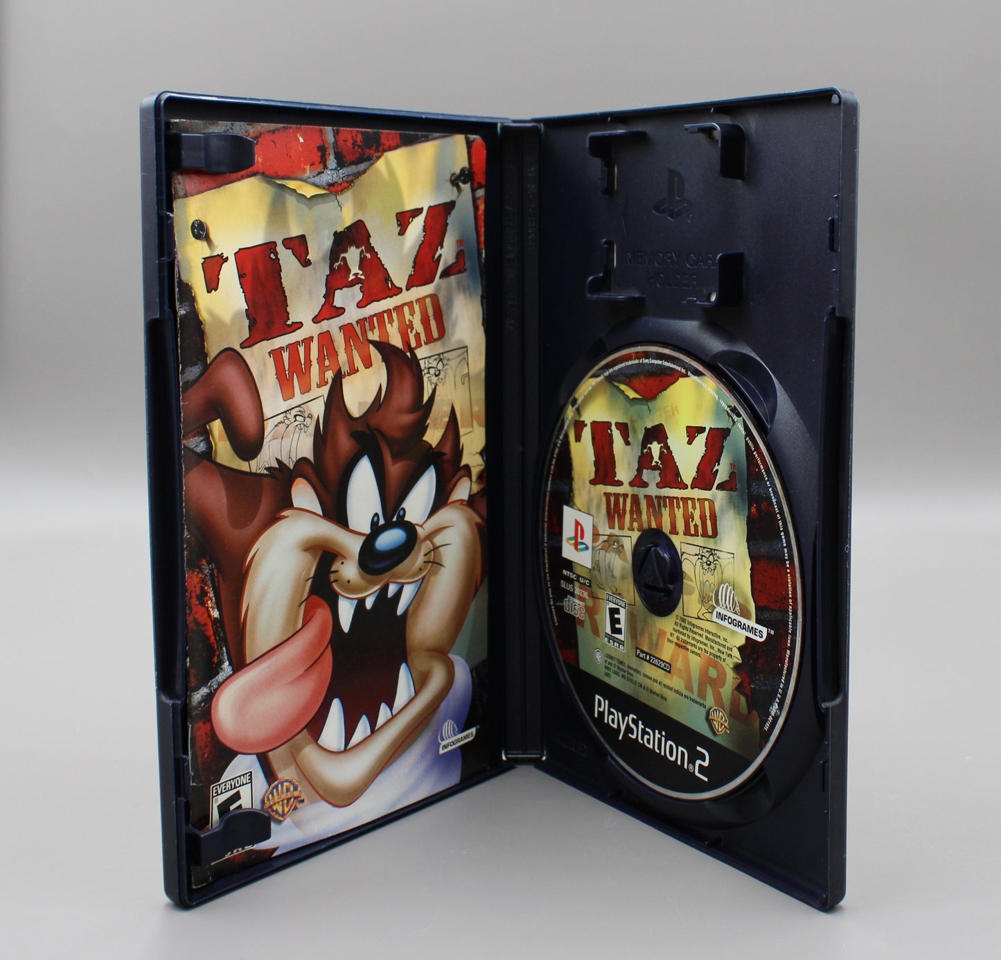 Taz: Wanted (Sony PlayStation 2, PS2, 2002) CIB W/Manual, Tested!