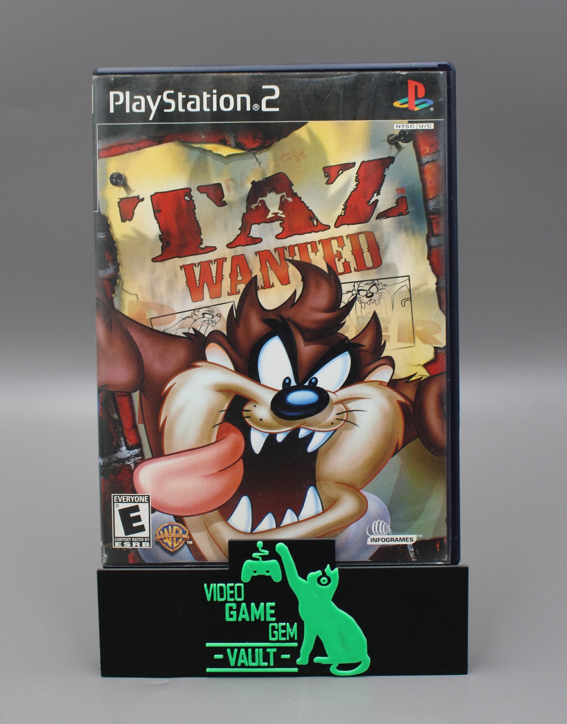 Taz: Wanted (Sony PlayStation 2, PS2, 2002) CIB W/Manual, Tested!