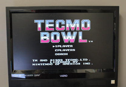 Tecmo Bowl (Nintendo NES, 1989) Game Cartridge, Cleaned & Tested!