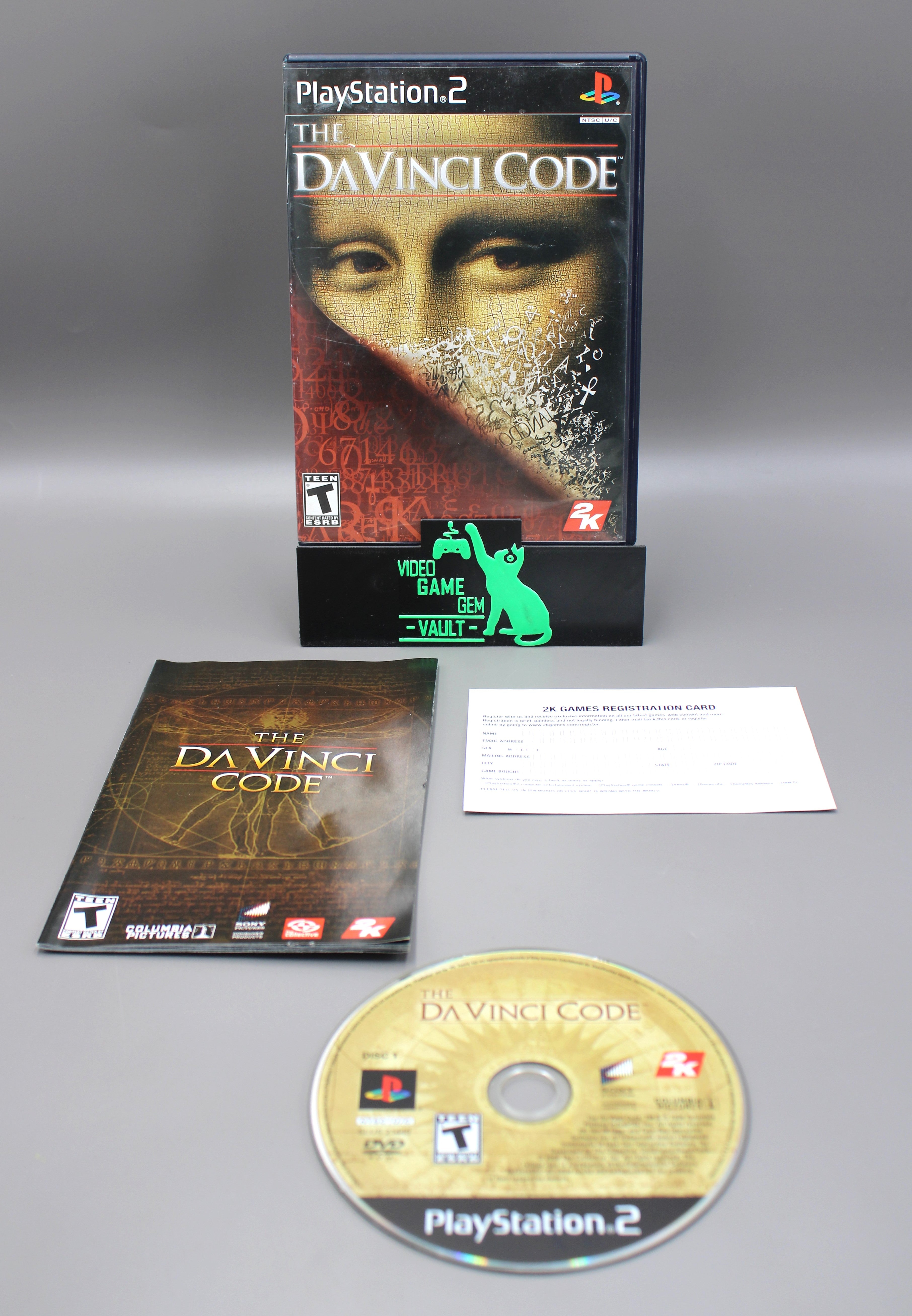 The Da Vinci Code (Sony PlayStation 2, PS2, 2006) CIB, Complete W 