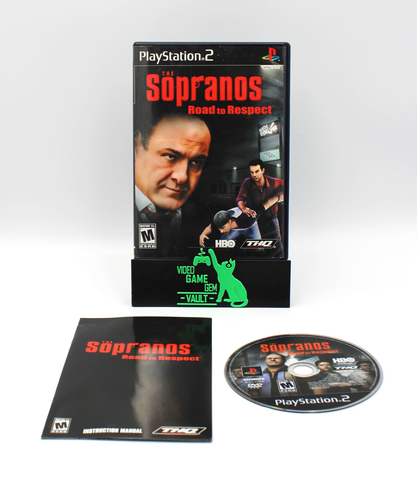 Sopranos: Road to Respect (PlayStation 2, PS2, 2006) CIB + Manual, Tested!